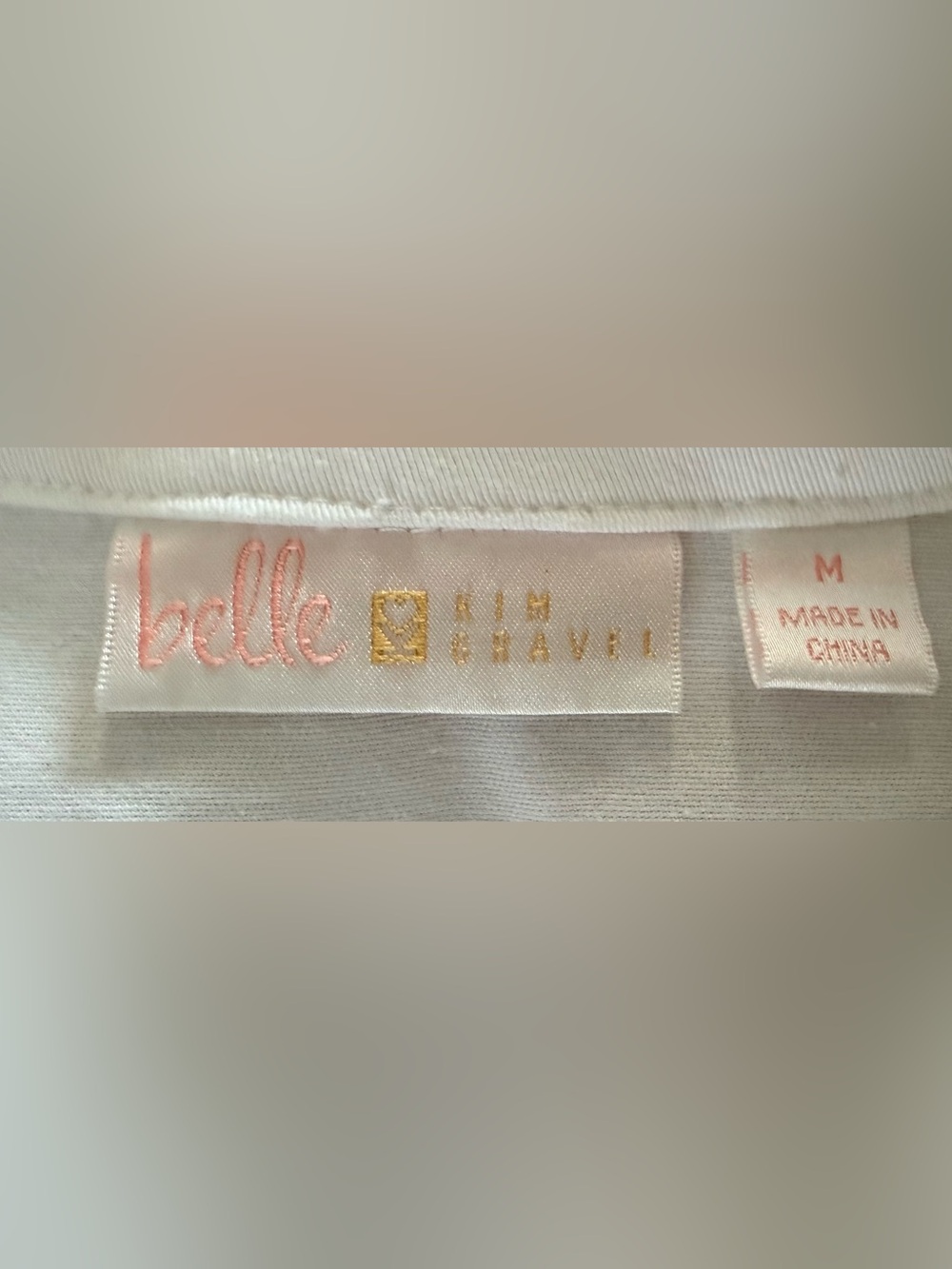 Belle by Kim Gravel White Utility Jacket with Gold Accents - Picture 3 of 3